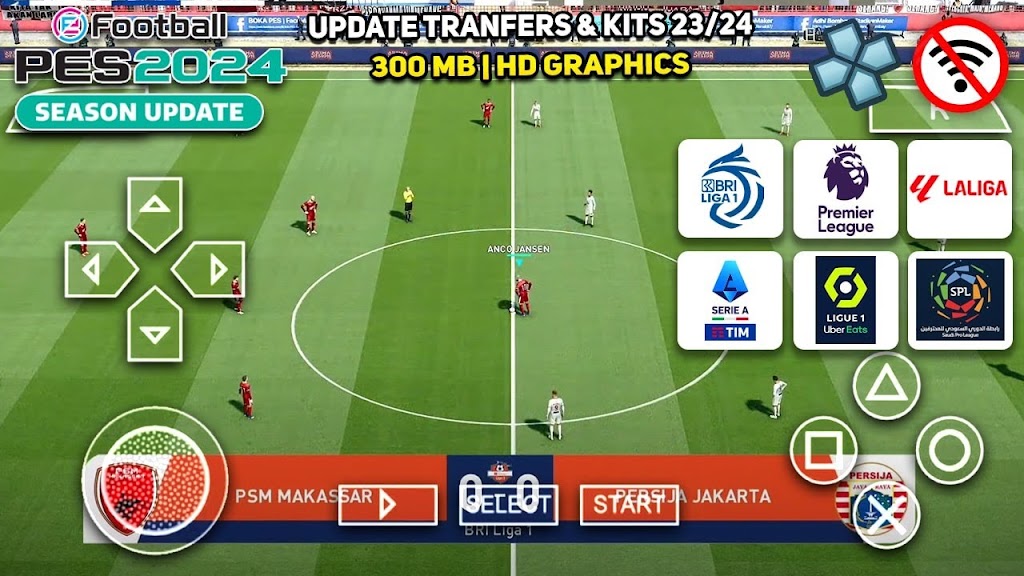 Exciting Features of eFOOTBALL PES 2024 PPSSPP APK FOR GAME